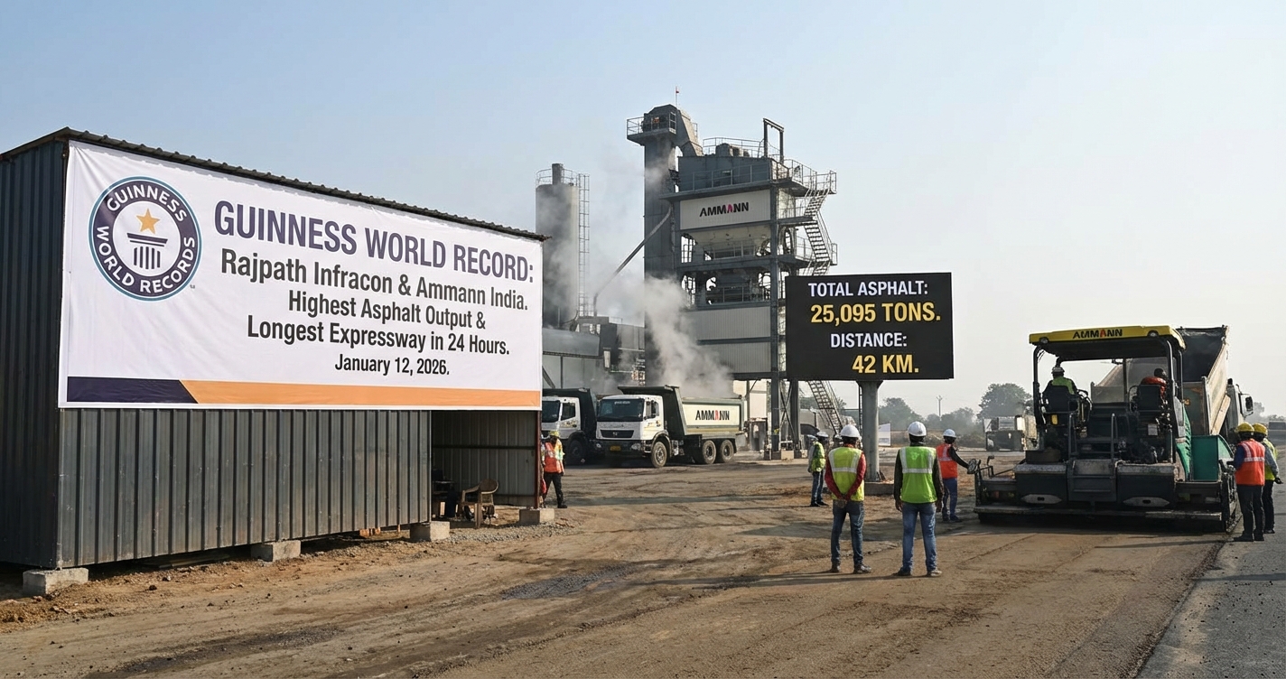 Ammann's Role in Guinness World Record Infrastructure Project