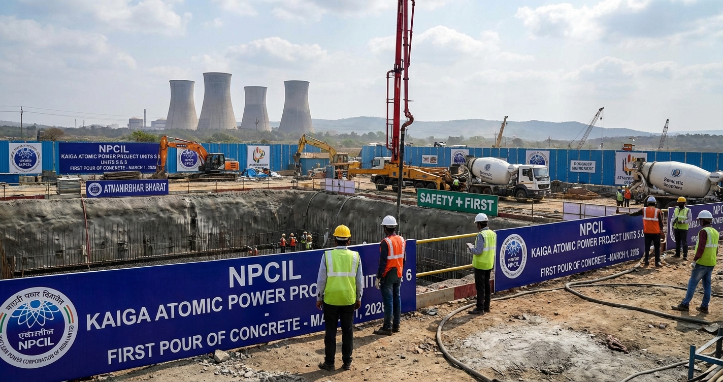 NPCIL Initiates Construction of PHWRs in Kaiga