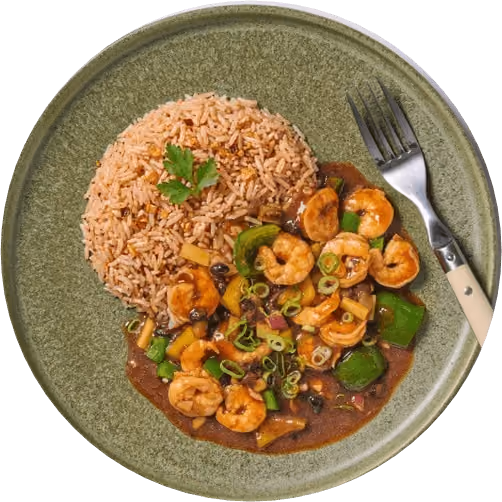 Black Bean King Prawn