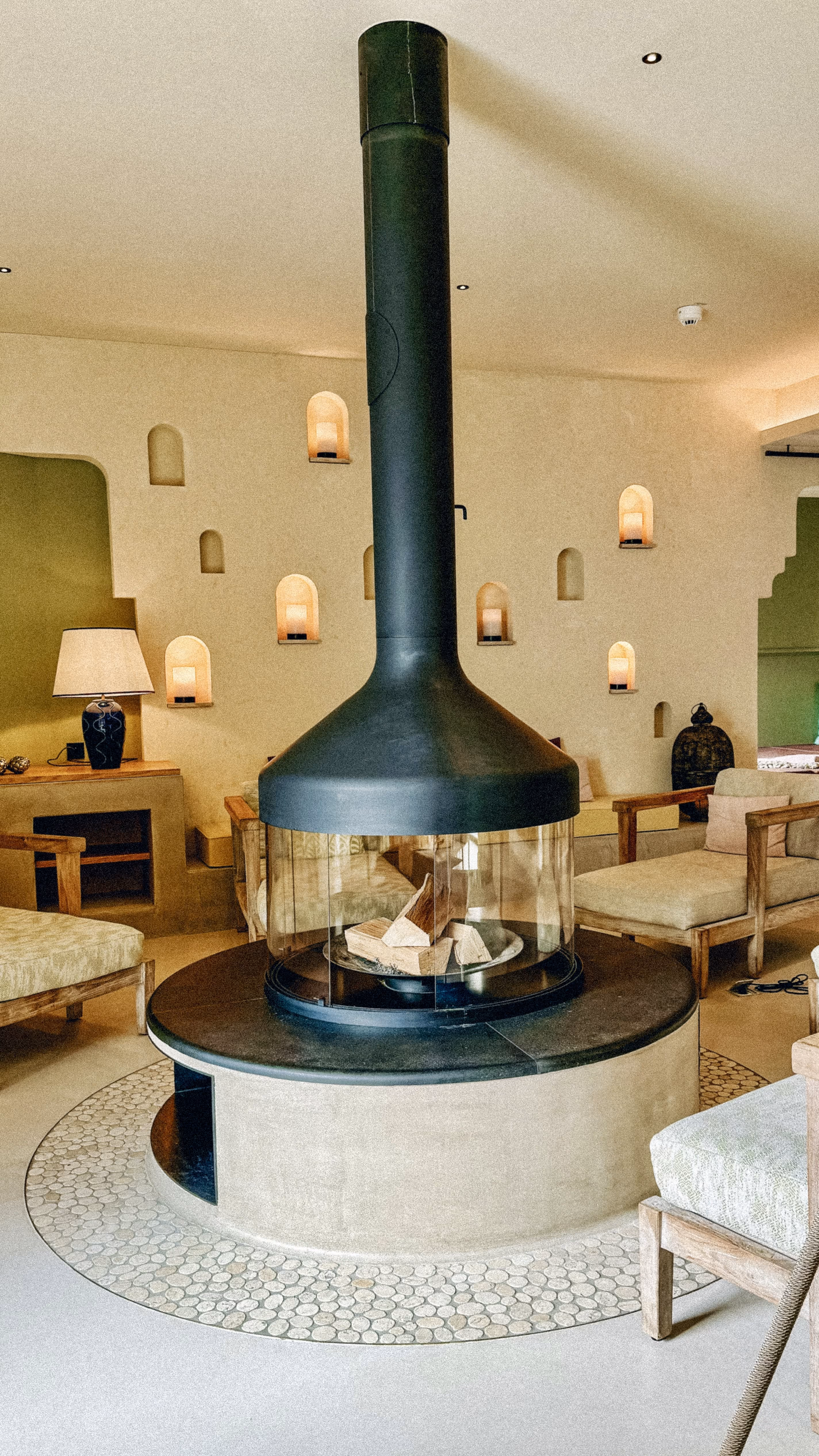 Fireplace spa