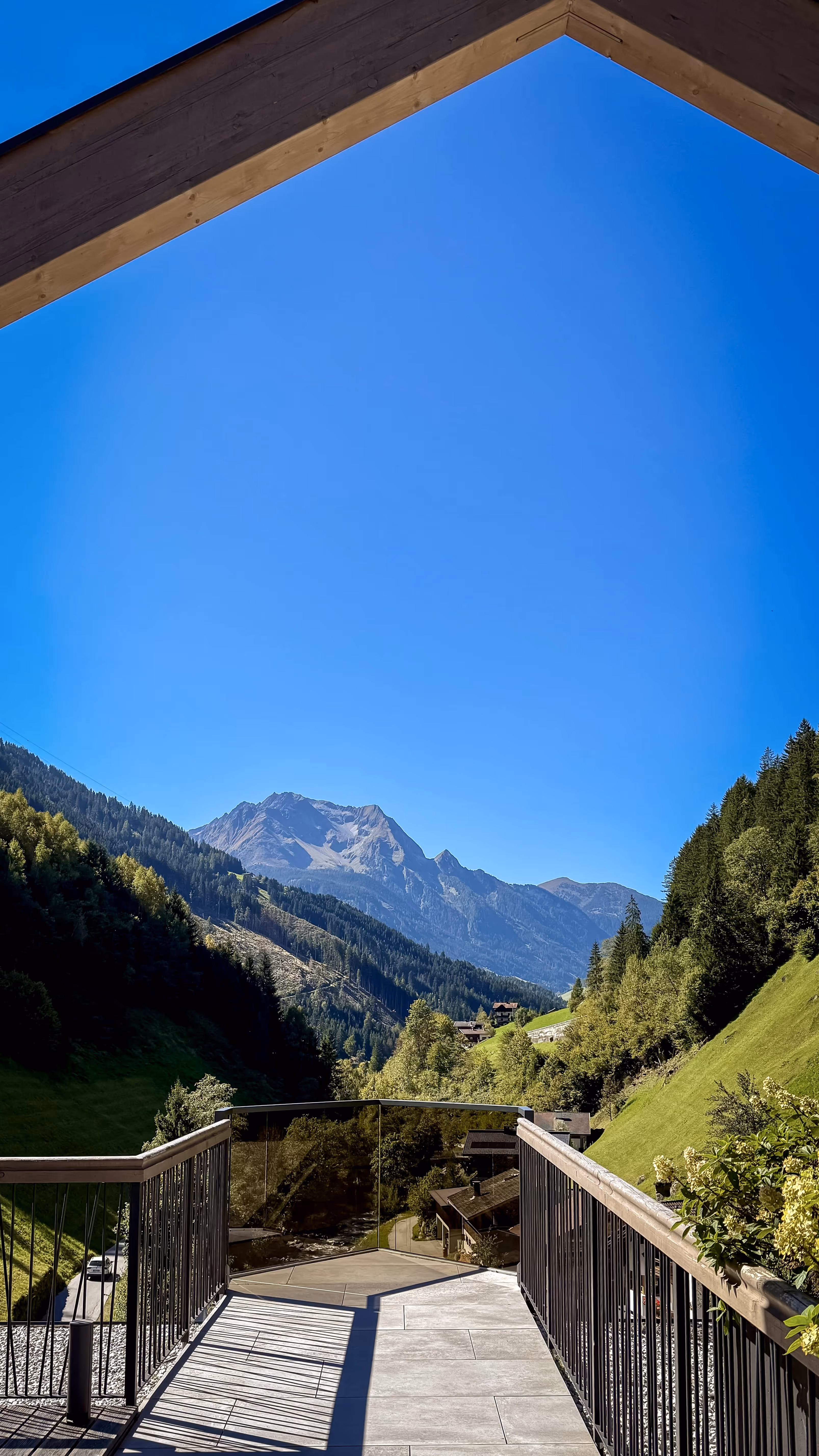 Mountain view from terrace