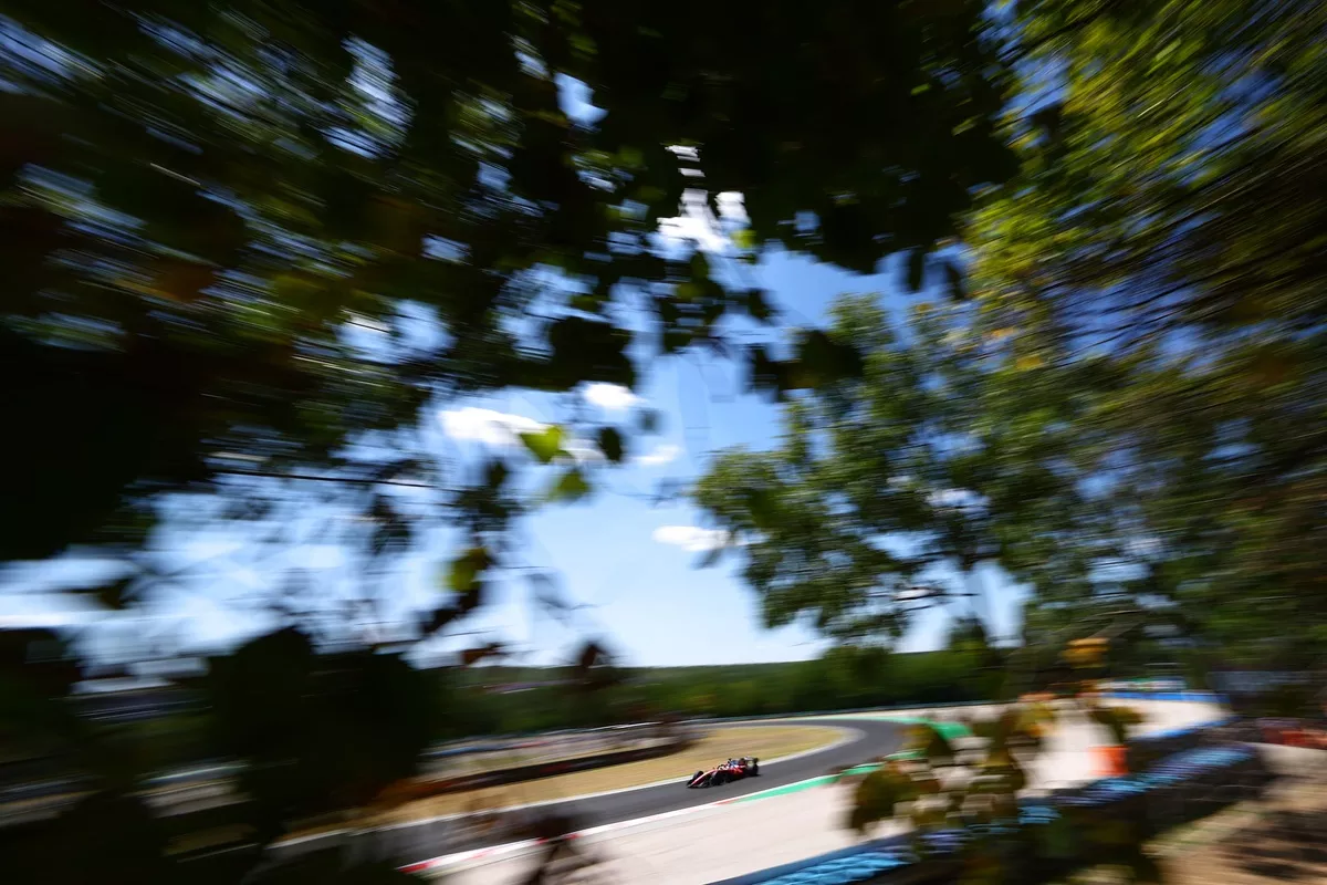 Charles Leclerc driving for Ferrari during qualifying at the 2026 Hungarian Grand Prix