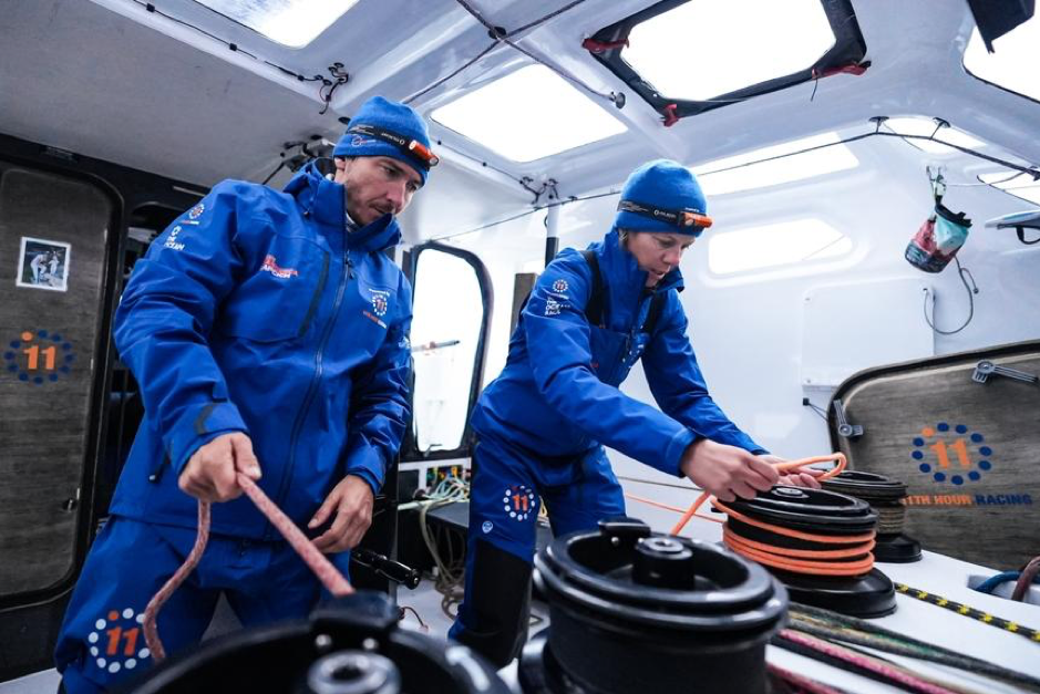 Francesca Clapcich and her 50-50 crew ahead of The Ocean Race Atlantic in New York