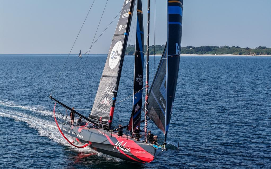 Boris Herrmann's Malizia 4 IMOCA yacht ahead of The Ocean Race Atlantic