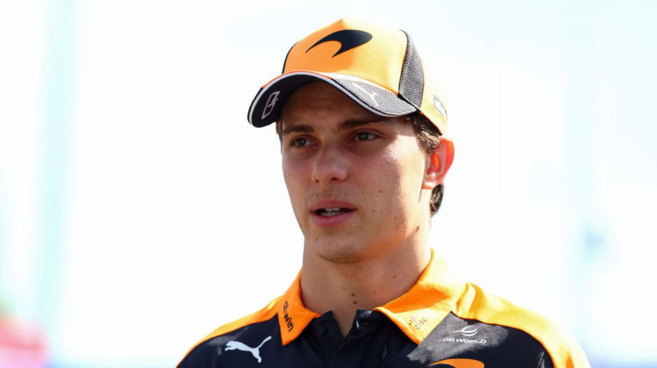 Formula 1 driver Oscar Piastri driving for McLaren at the Italian Grand Prix in Monza