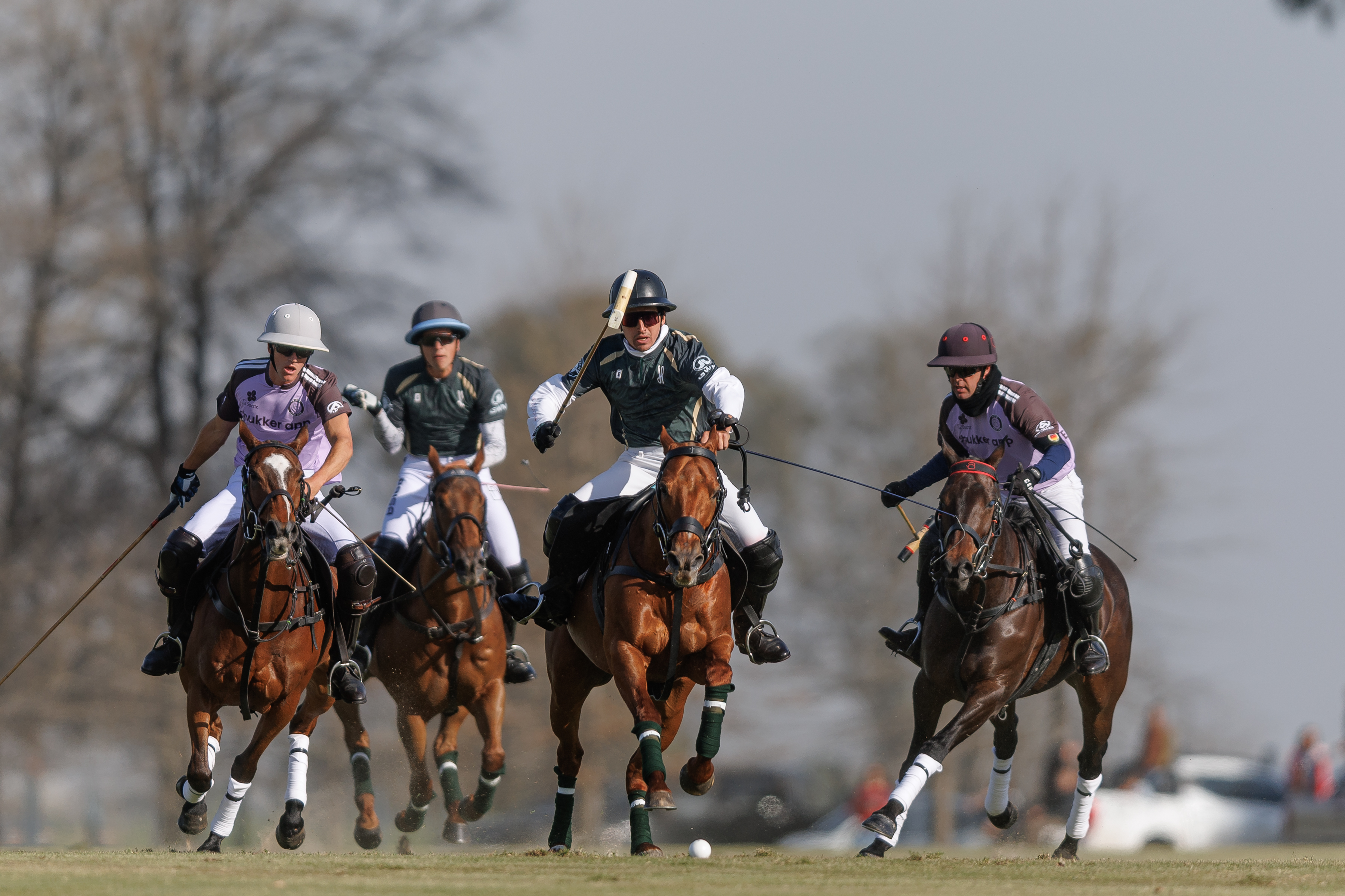 Tomás Panelo of La Hache playing in the Hurlingham Open polo semi-final