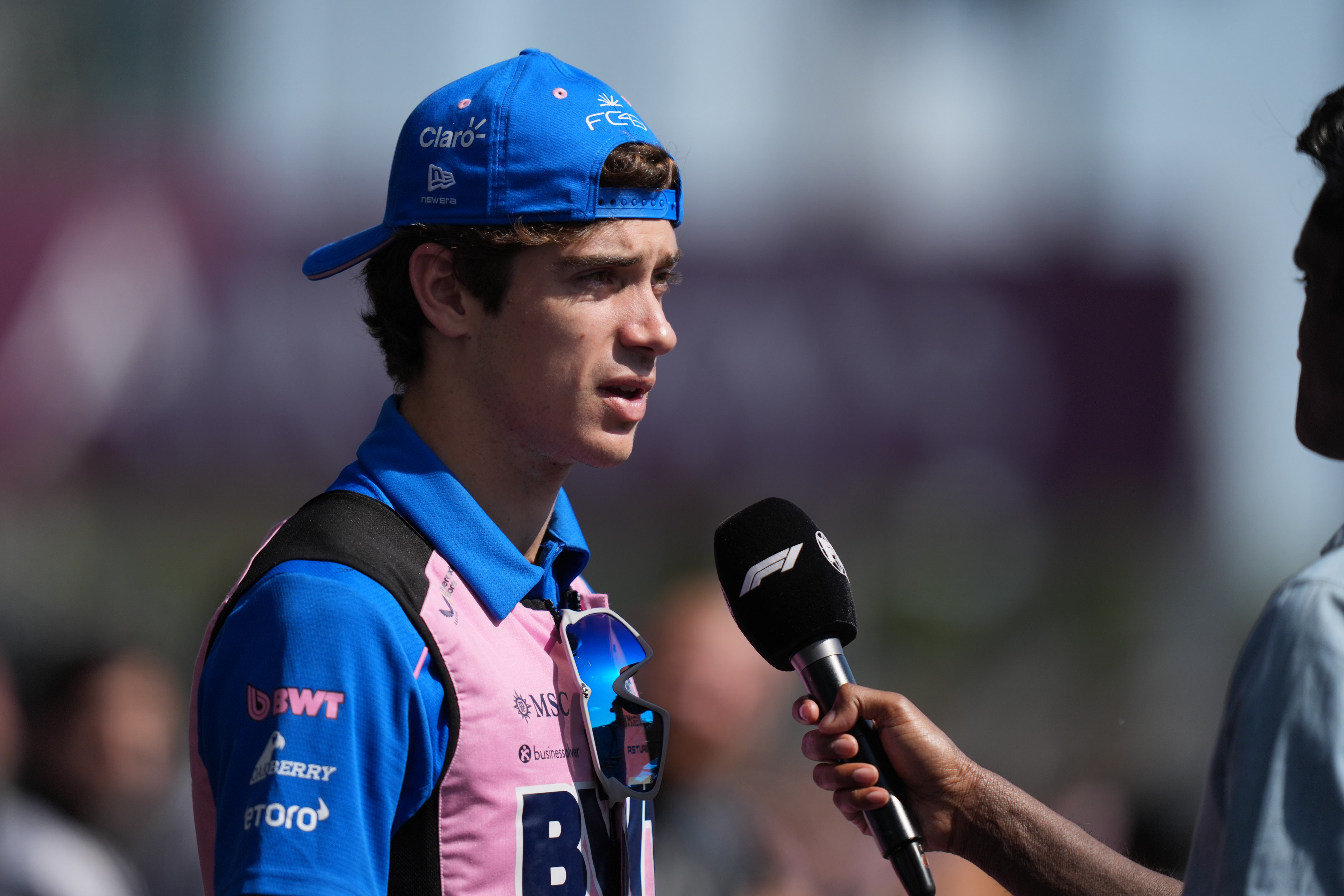 Formula 1 driver Franco Colapinto driving for Alpine at the Azerbaijan Grand Prix in Baku