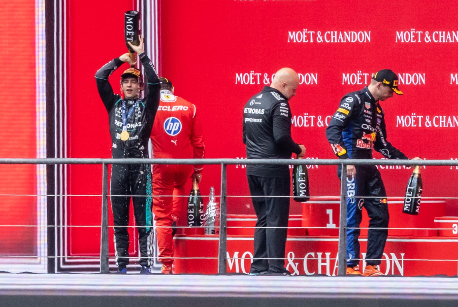 Kimi Antonelli driving to victory at the 2026 Belgian Grand Prix in Spa