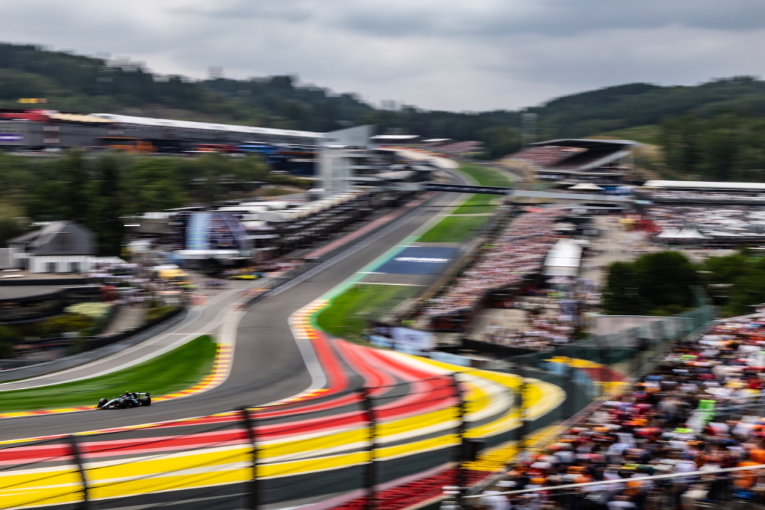 Kimi Antonelli celebrating at the 2026 Belgian Grand Prix in Spa
