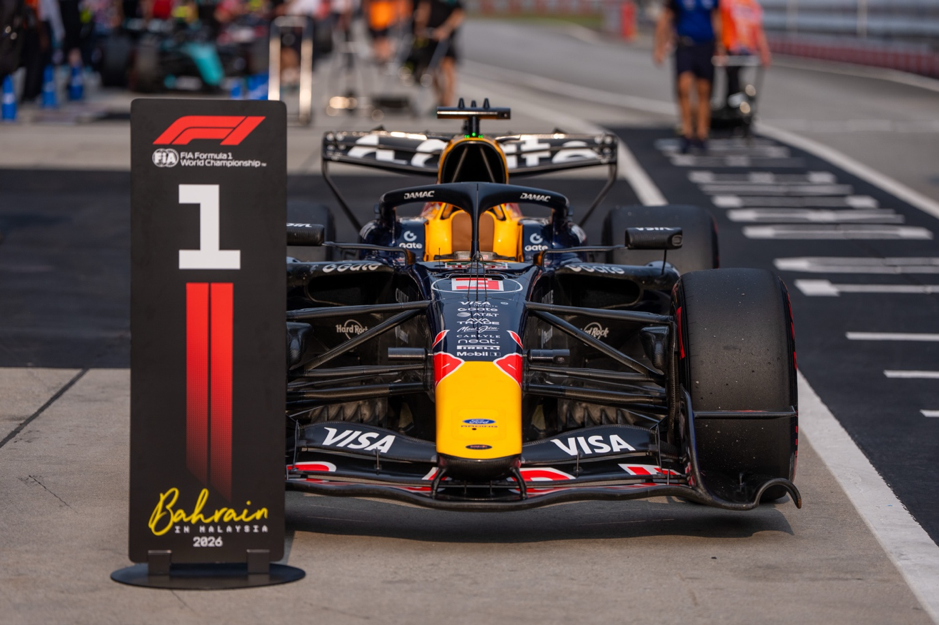 Formula 1 driver Lewis Hamilton driving for Ferrari at the Bahrain Grand Prix in Malaysia
