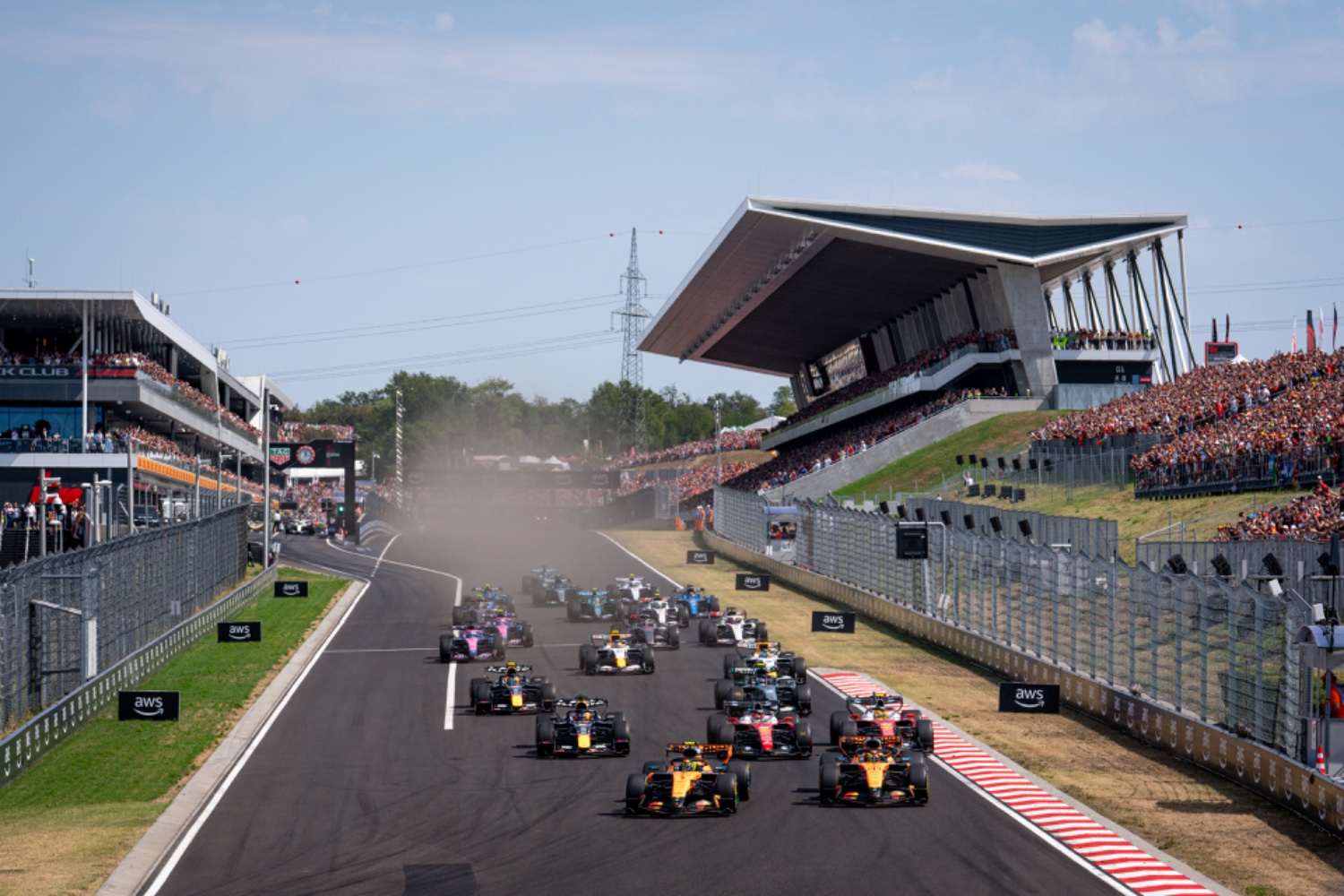 Lando Norris celebrating his win at the 2026 Hungarian Grand Prix