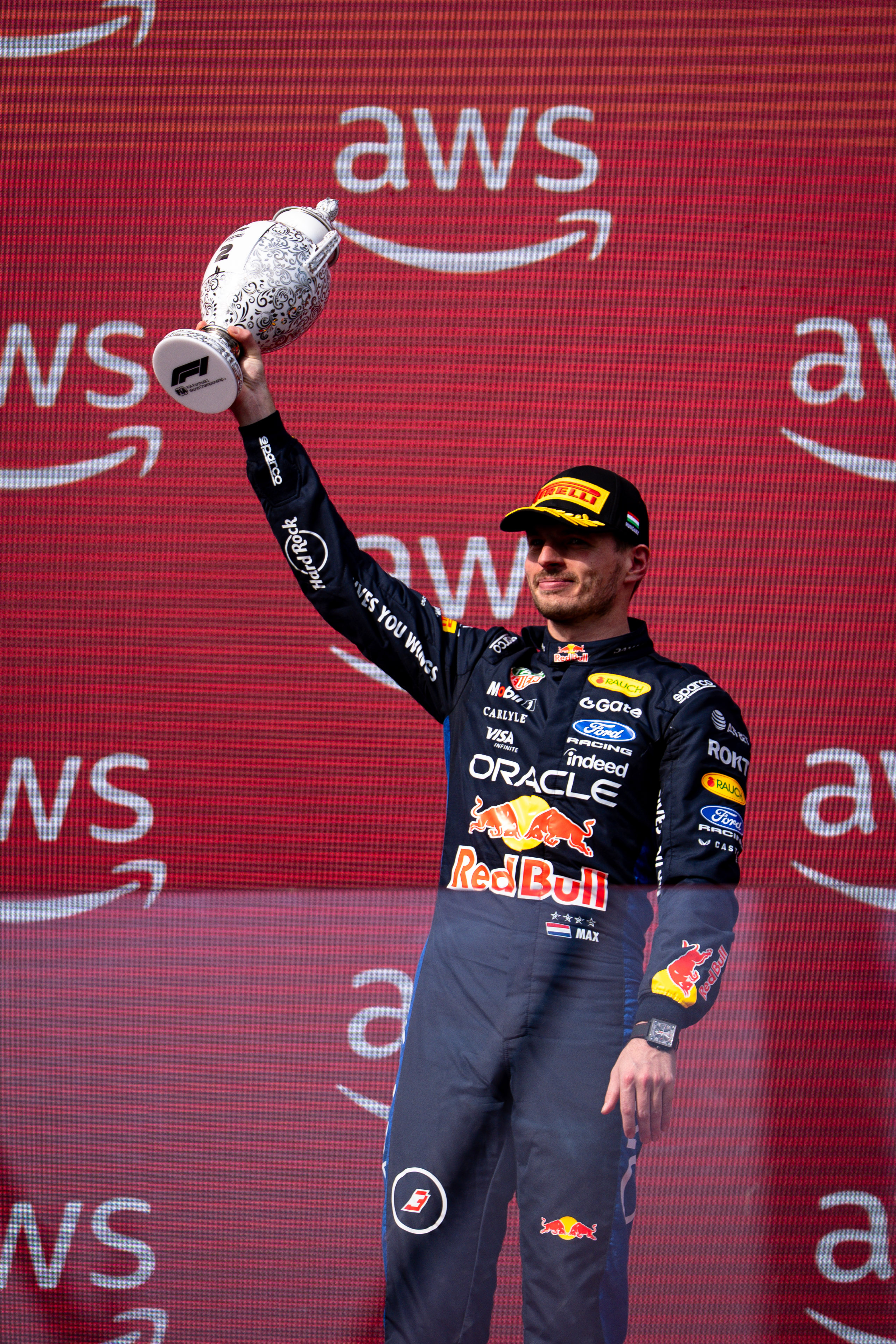 Max Verstappen driving for Red Bull at the 2026 Hungarian Grand Prix