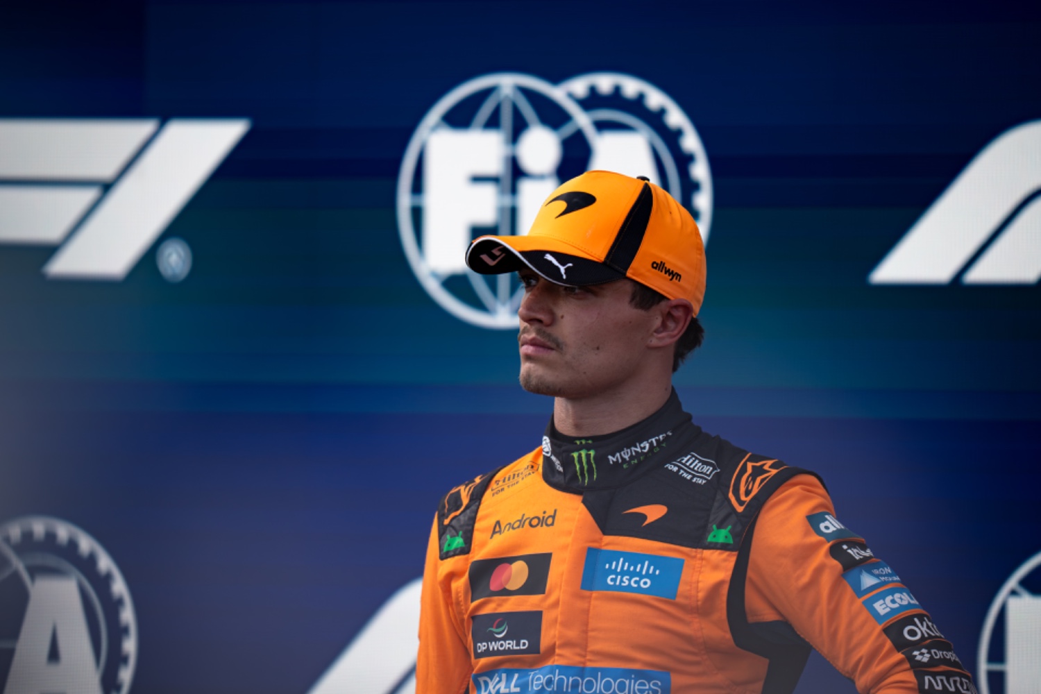 Lando Norris driving for McLaren during qualifying at the 2026 Hungarian Grand Prix