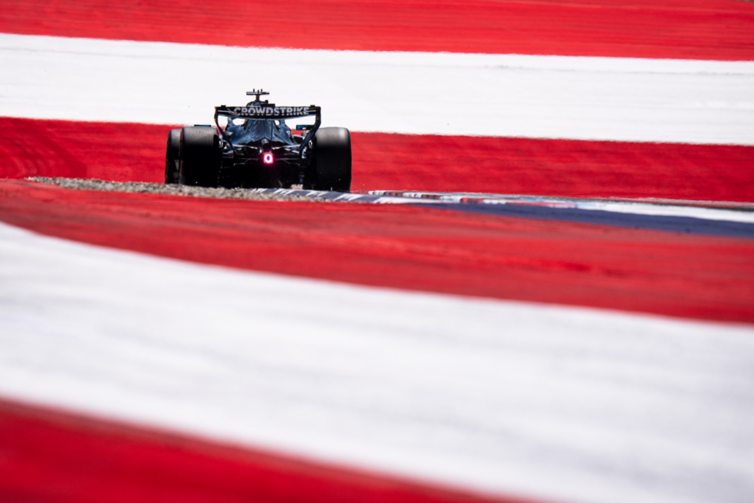 Andrea Kimi Antonelli driving for Mercedes at the F1 Austrian Grand Prix in Spielberg