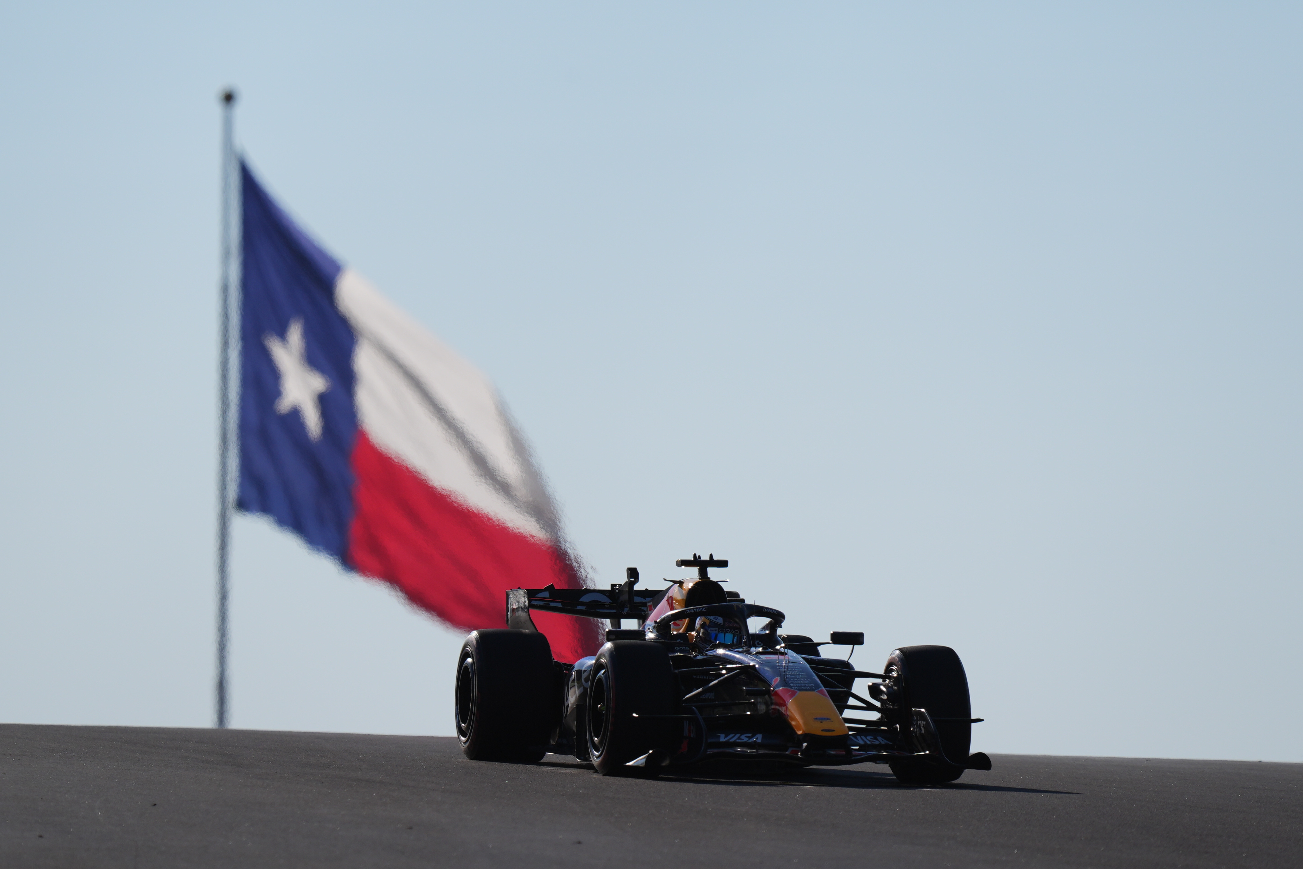 Formula 1 driver Max Verstappen of Red Bull Racing in free practice at the United States Grand Prix in Austin
