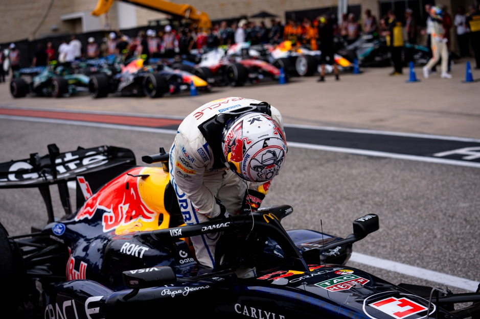 Formula 1 driver Max Verstappen of Red Bull Racing at the United States Grand Prix in Austin