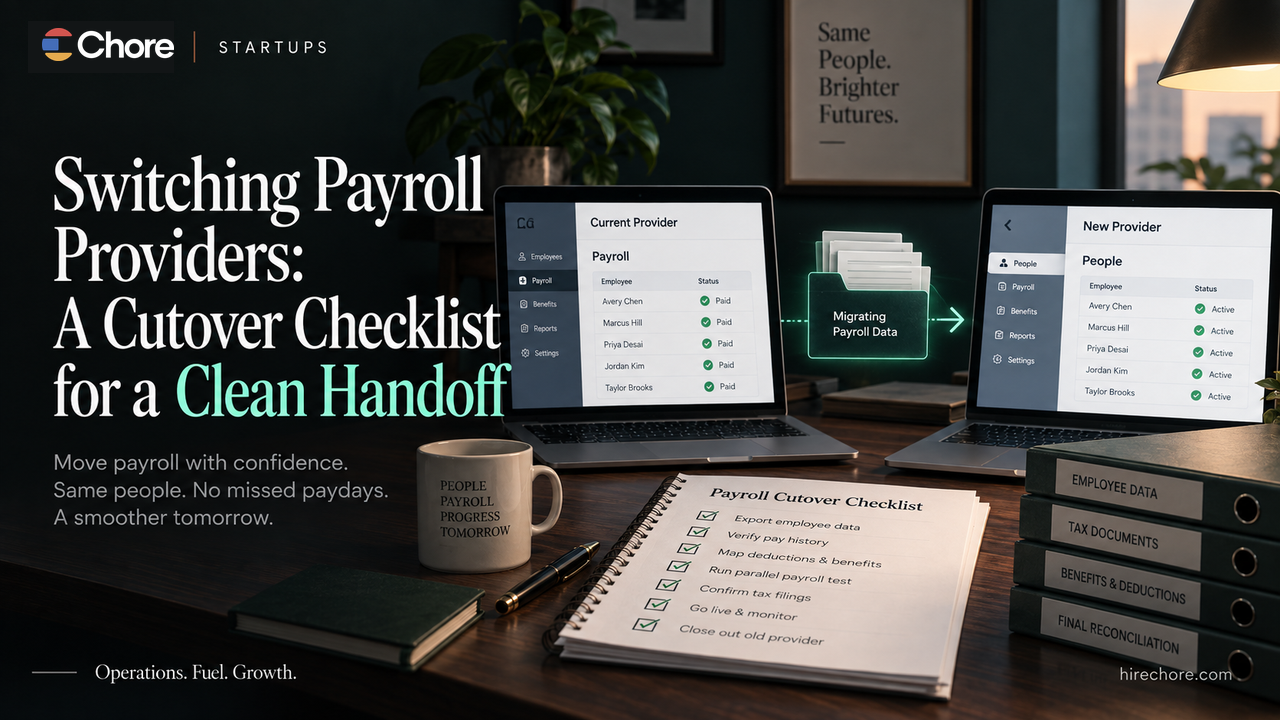 Switching Payroll Providers: A Cutover Checklist for a Clean Handoff