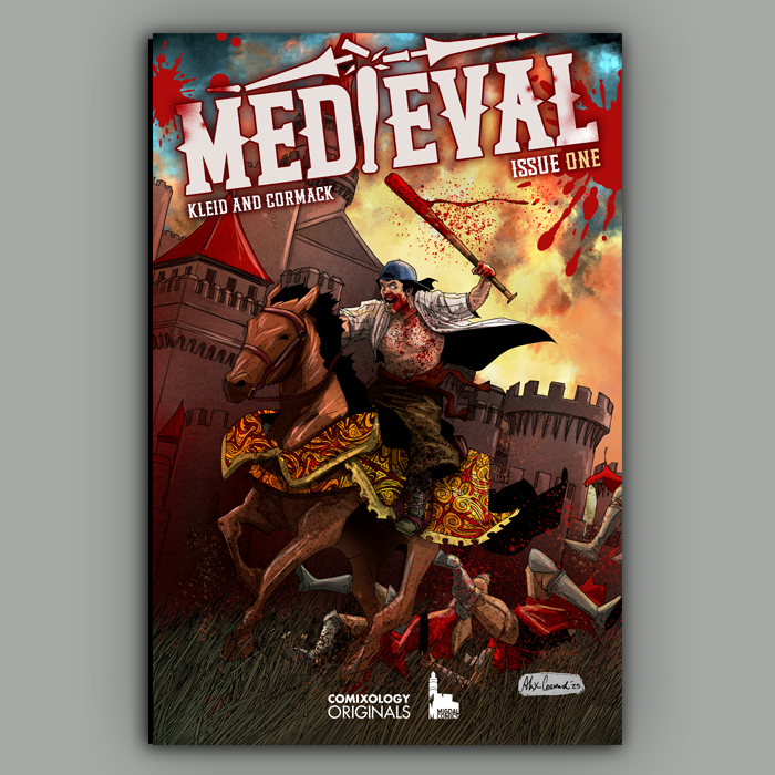 the cover for medieval issue #1 