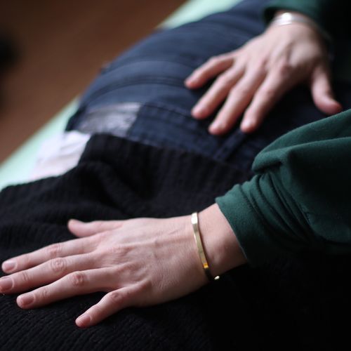 Illustration d'une séance d'osthéopathie