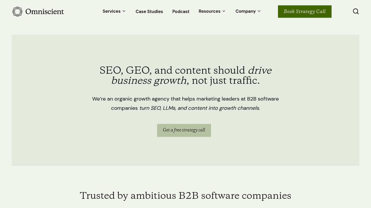 Screenshot of https://omniscientdigital.com