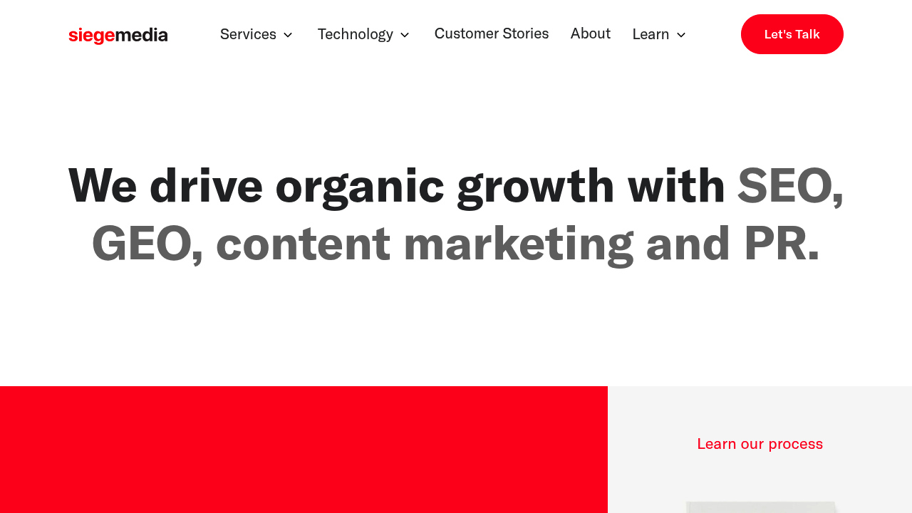 Screenshot of https://www.siegemedia.com