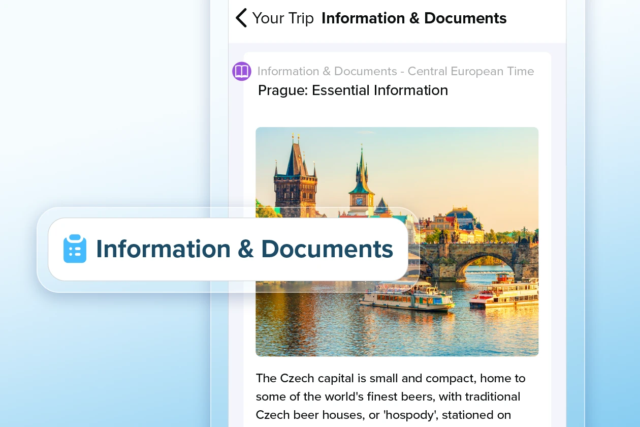 Access to trip info