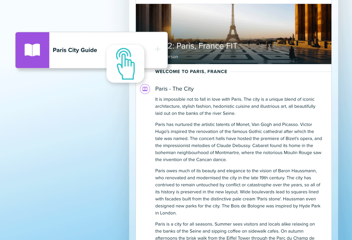 Travefy trip builder