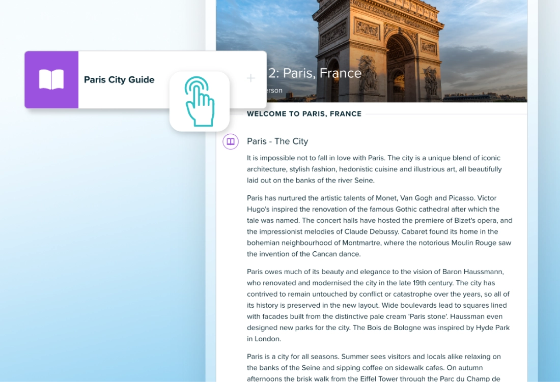 Travefy trip builder