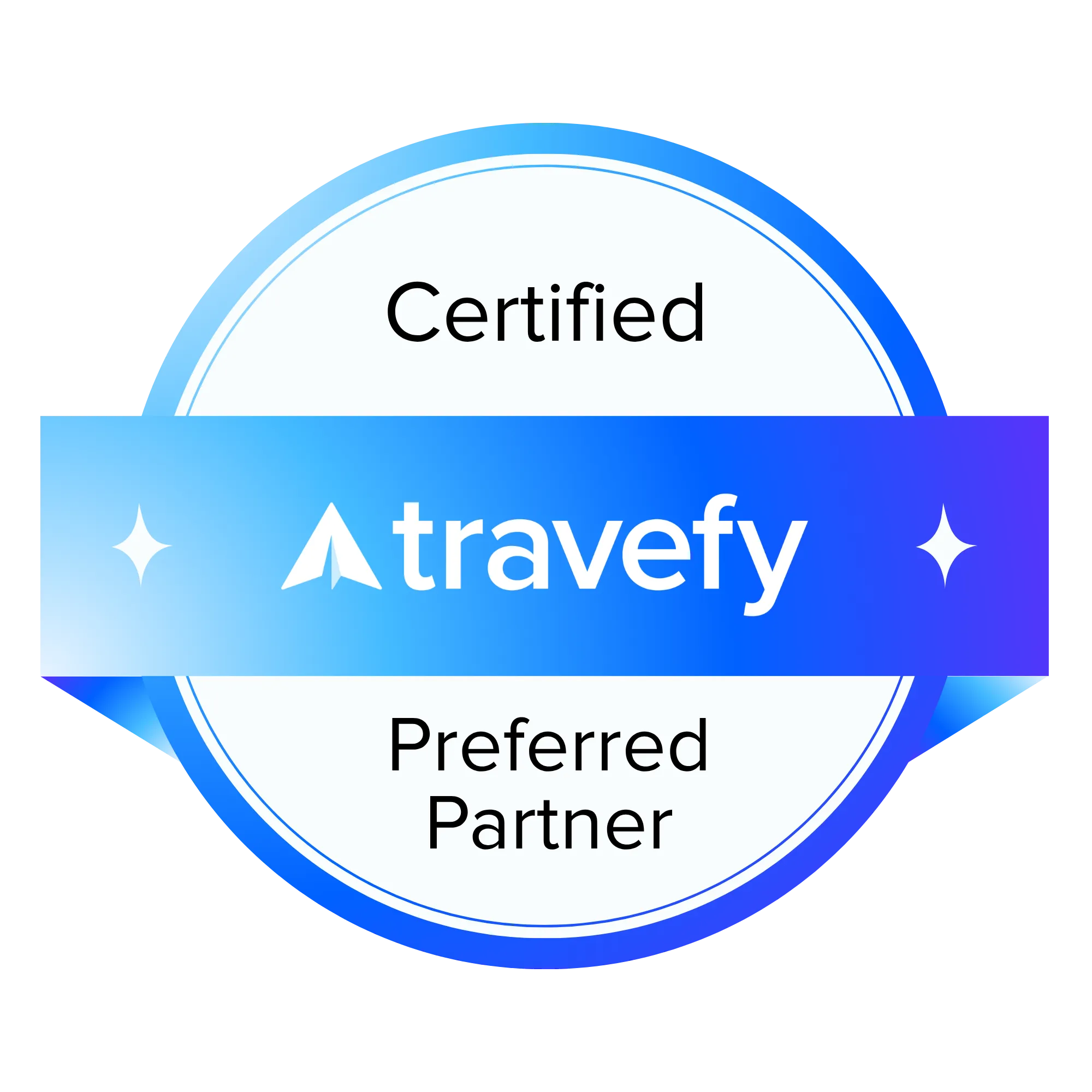 Certified Travefy partner badge
