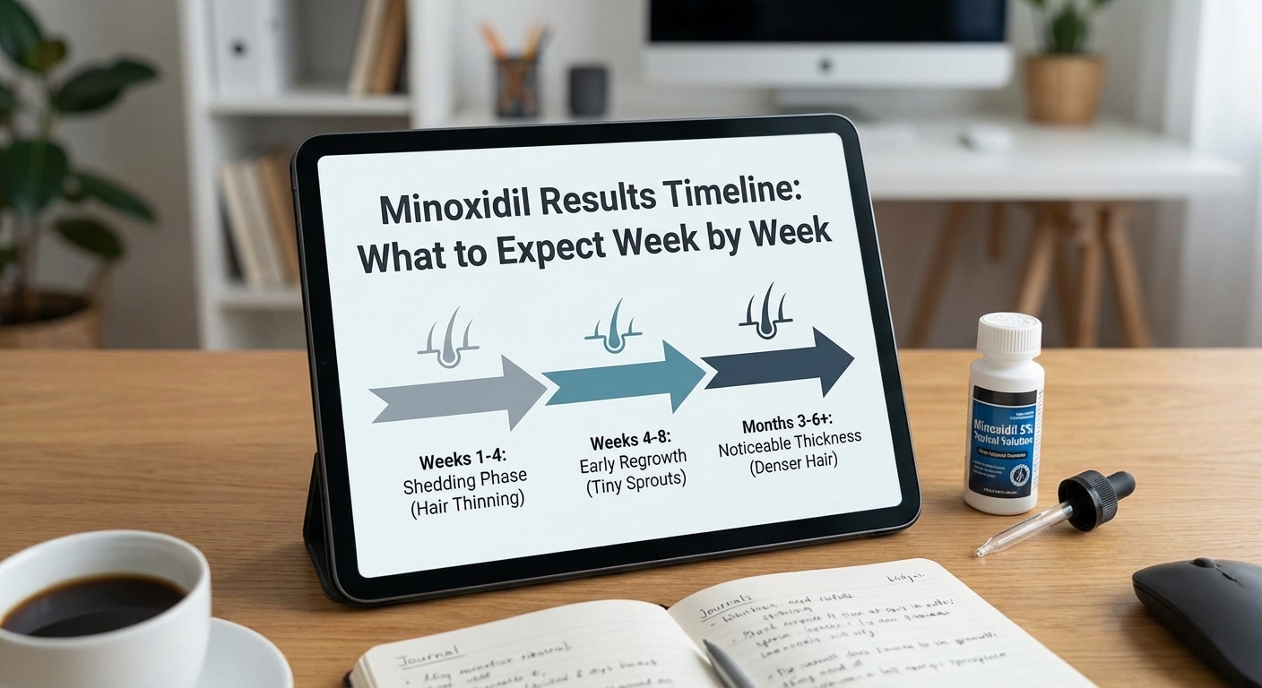 Minoxidil Results Timeline: What to Expect Week by Week