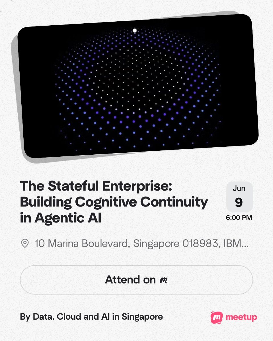 The Stateful Enterprise: Building Cognitive Continuity in Agentic AI