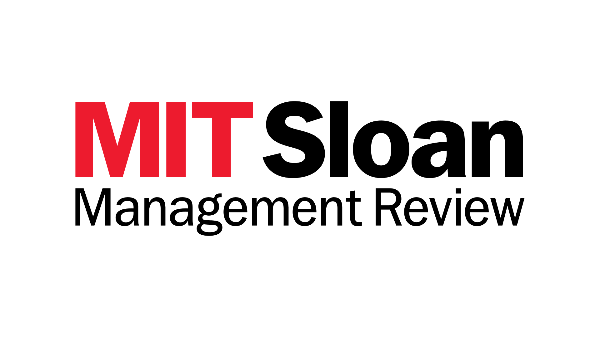 MIT Sloan Management Review