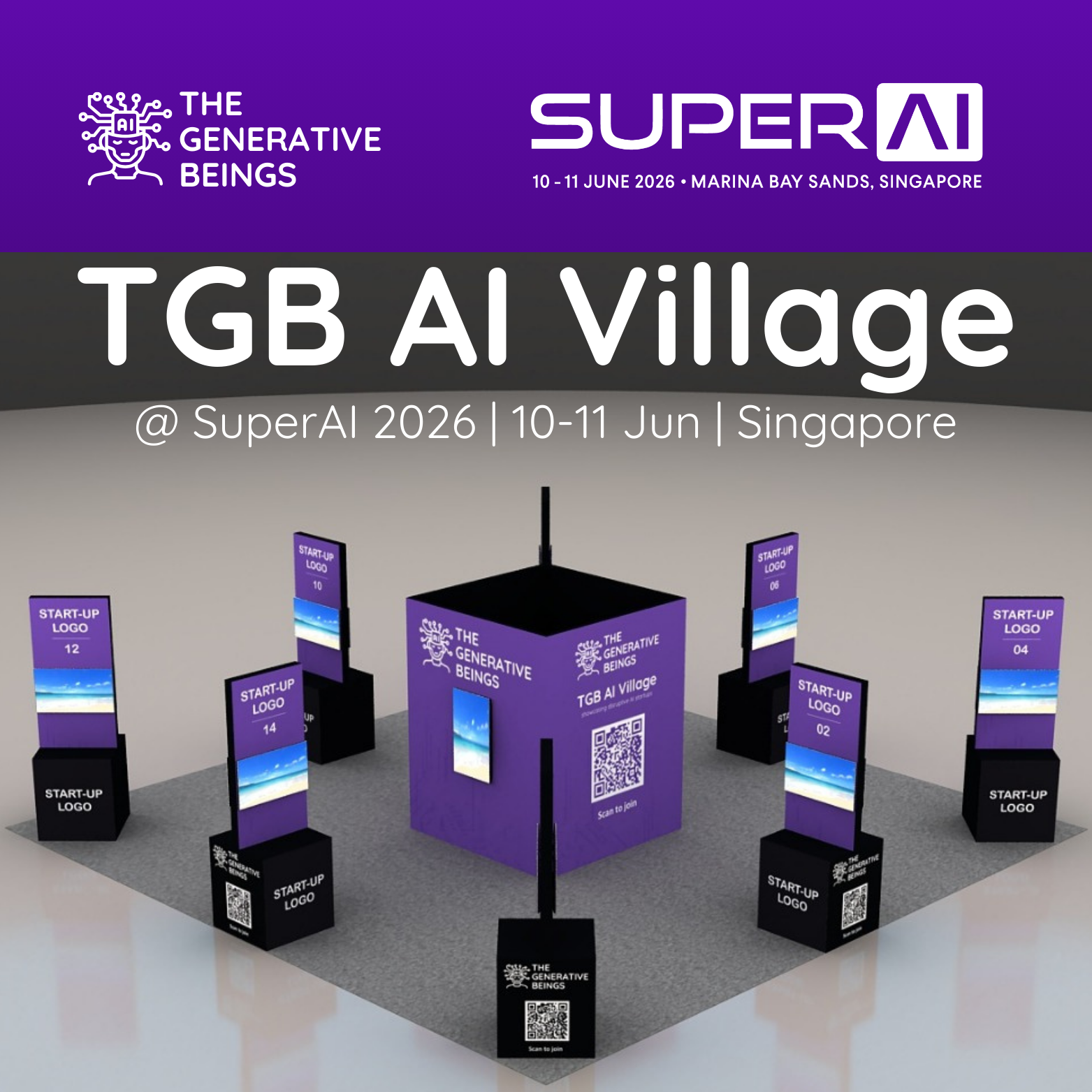 TGB AI Village pavilion @ SuperAI | Day 2