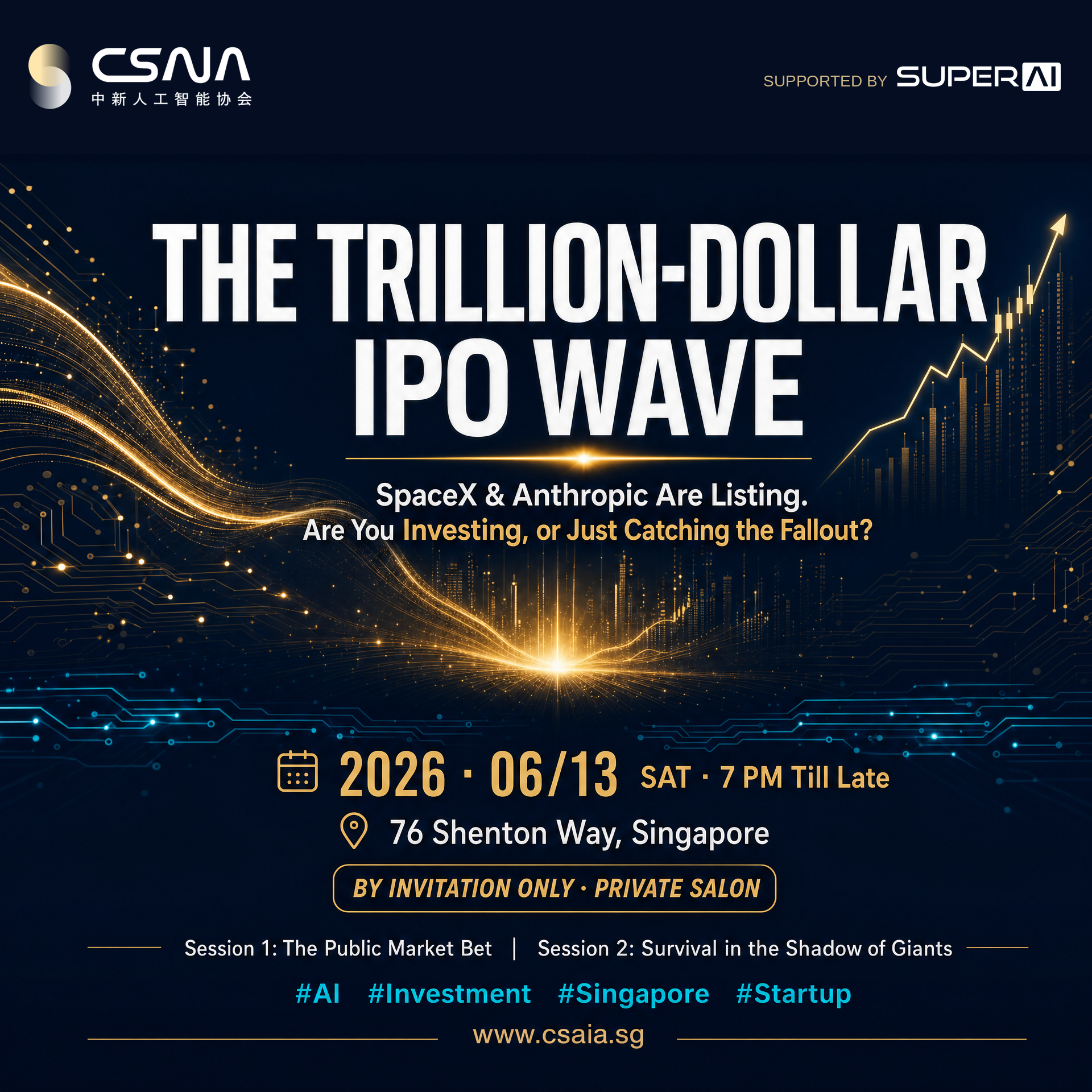 The Trillion-Dollar IPO Wave: SpaceX, Anthropic & The AI Survival Playbook