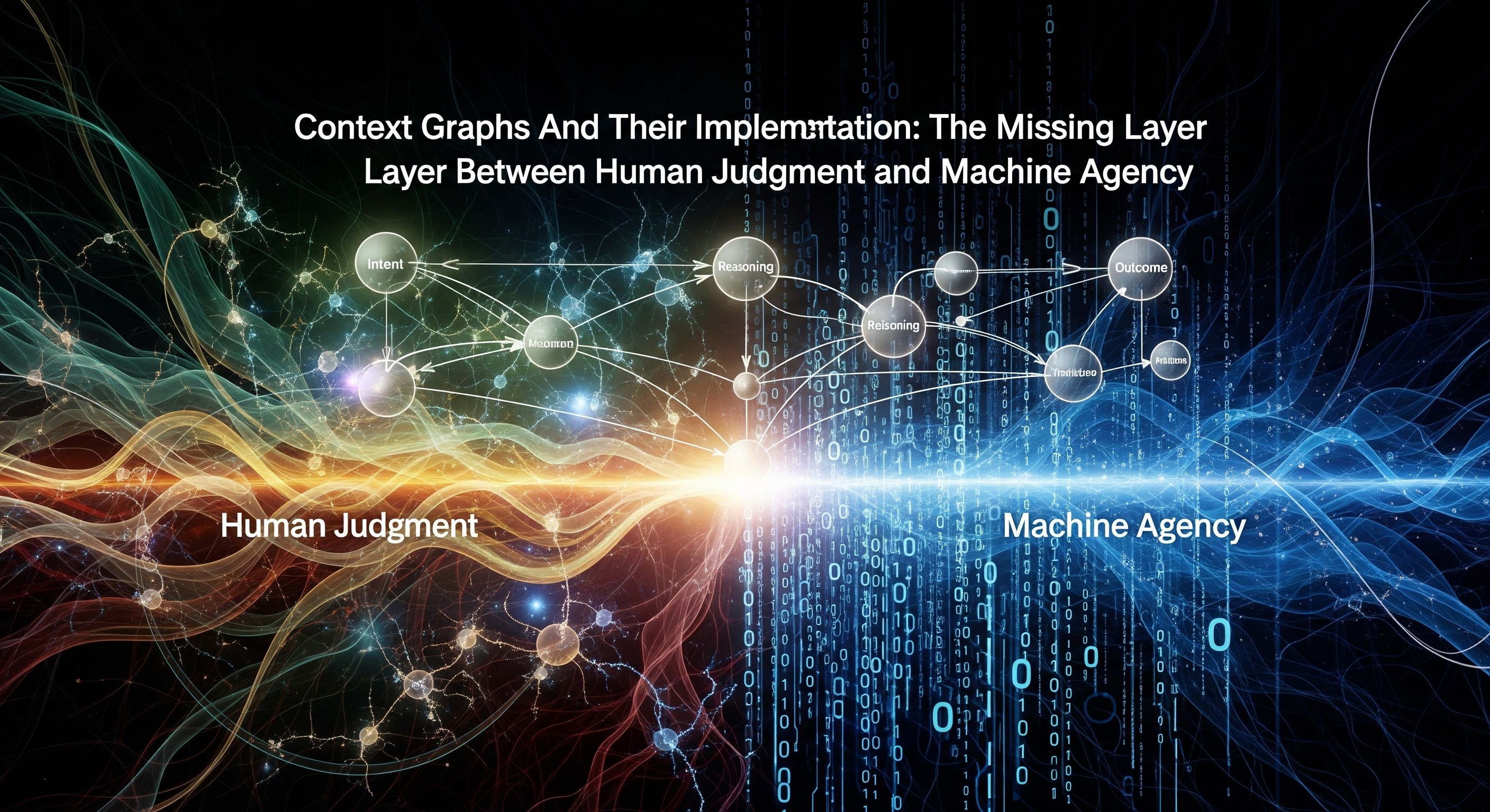 Context Graphs And Their Implementation: The Missing Layer Between Human Judgment and Machine Agency
