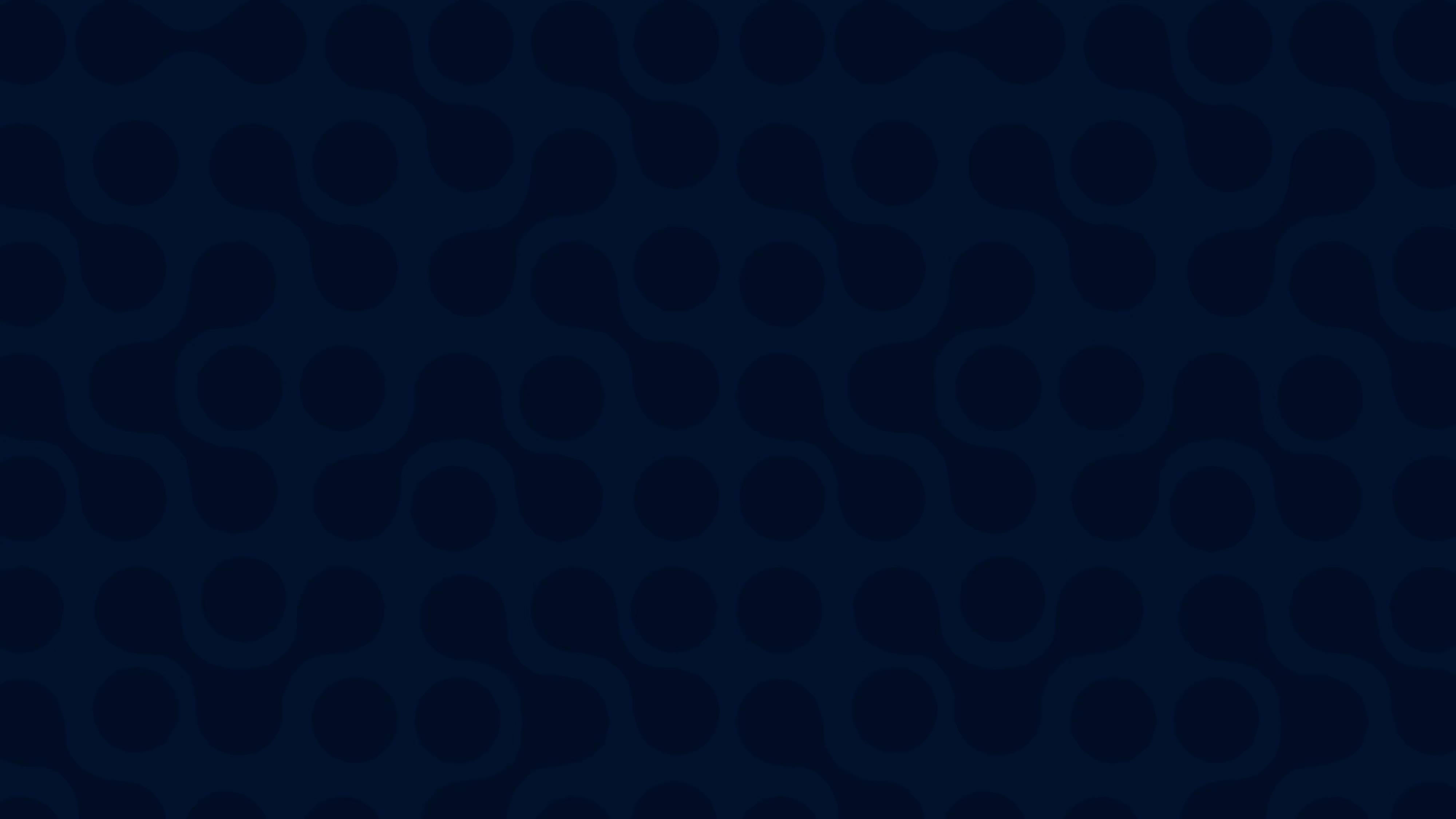 Dark blue abstract pattern with interconnected shapes and circles forming a seamless design.