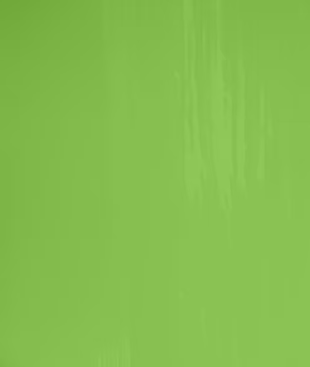 Solid bright green background with subtle vertical texture marks.