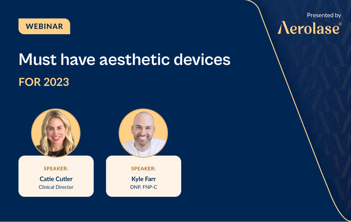 Neo Elite® und andere hochmoderne Geräte von Aerolase revolutionieren die ästhetische Gemeinschaft, indem sie neue und umfangreiche Behandlungsmöglichkeiten für medizinisches Fachpersonal und Patienten schaffen.