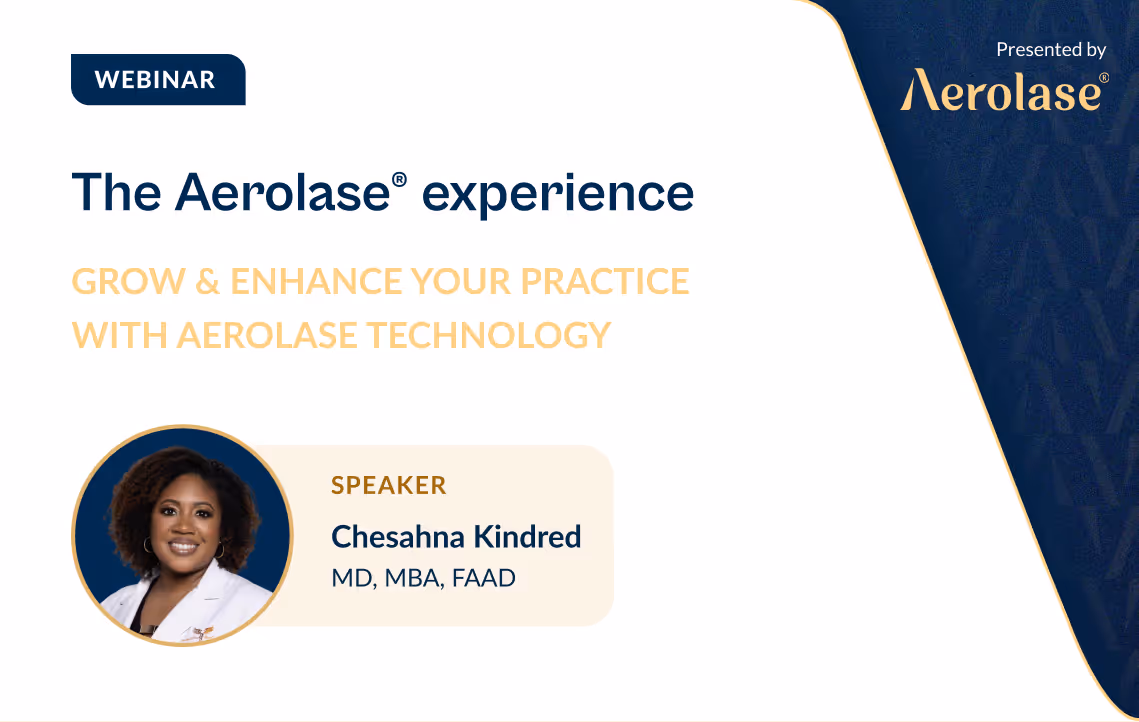 Aerolase’s Neo Elite, Era Elite, and Exci308 can allow you to improve clinical outcomes and enhance the overall patient experience.