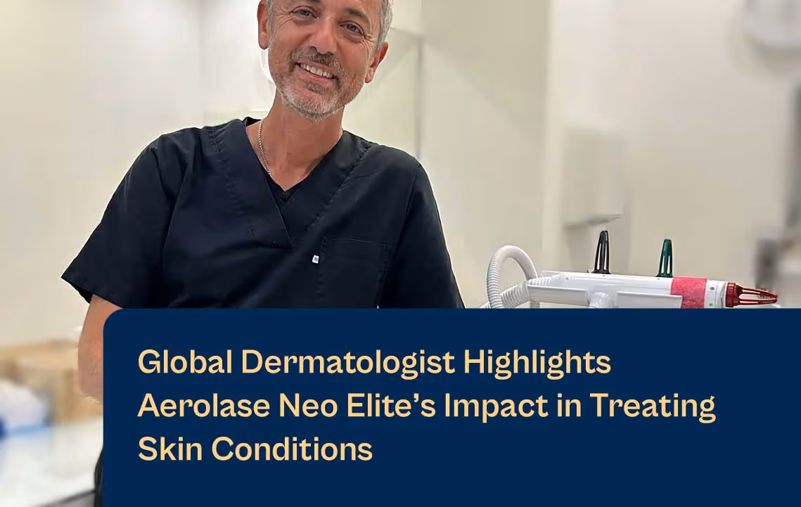 Dr. Jean-Marc Adda Global Dermatologist Highlights Aerolase Neo Elite