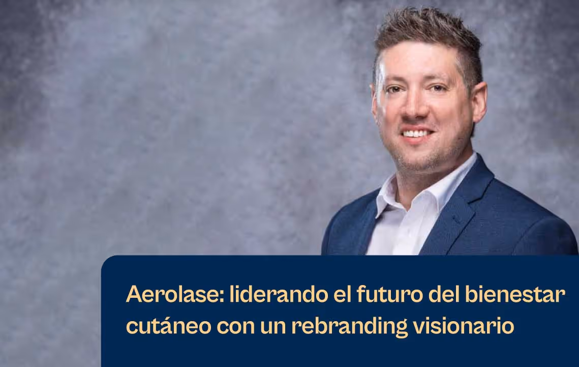 Aerolase: Pionera en el futuro del bienestar de la piel con un rebrand visionario.