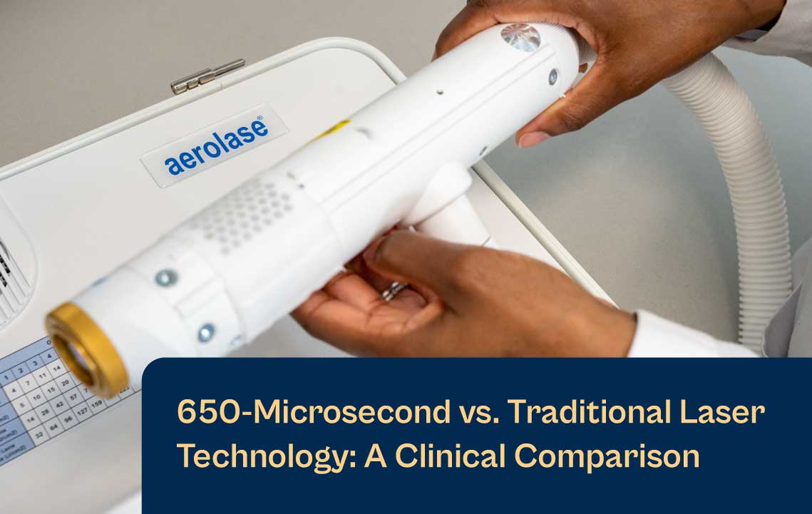 Energiezufuhr, die für die Gesundheit der Haut unerlässlich ist, mit Aerolase Neo Elite