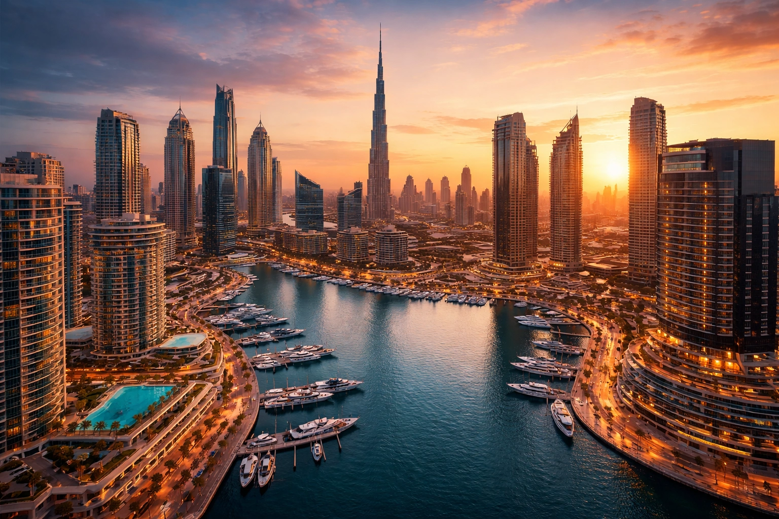 Dubai skyline showcasing luxury real estate investment opportunities