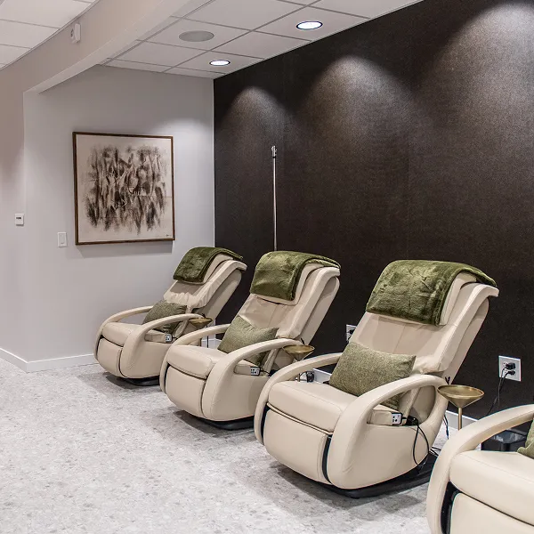 Eden Health Club treatment chairs in Greenwood Village, Colorado