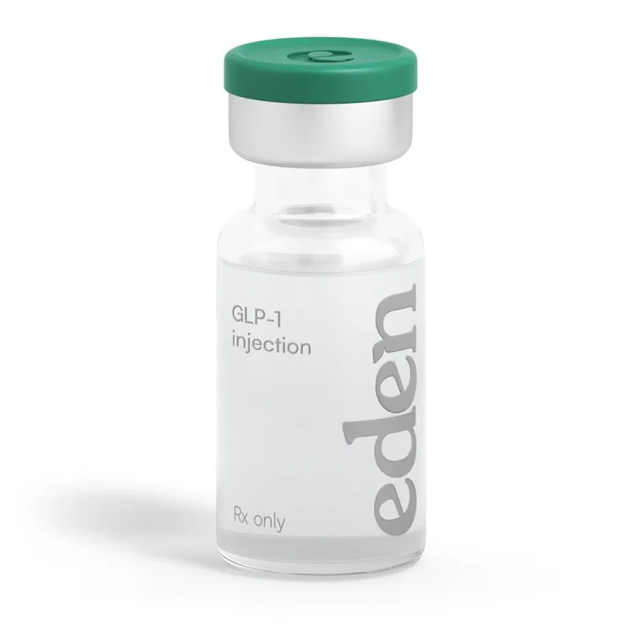 An Eden branded medication vial.