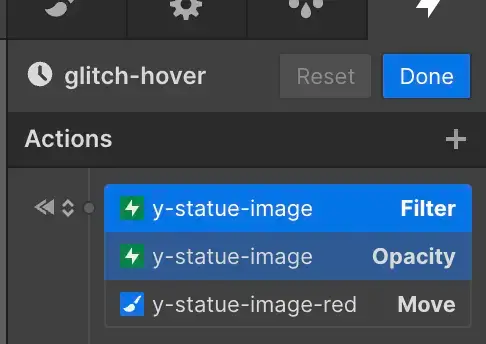 Set up 3 new starting animations for Blur filter