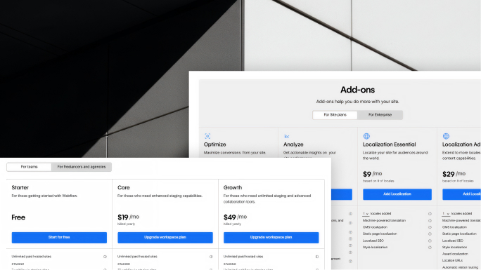 Webflow pricing guide article thumbnail