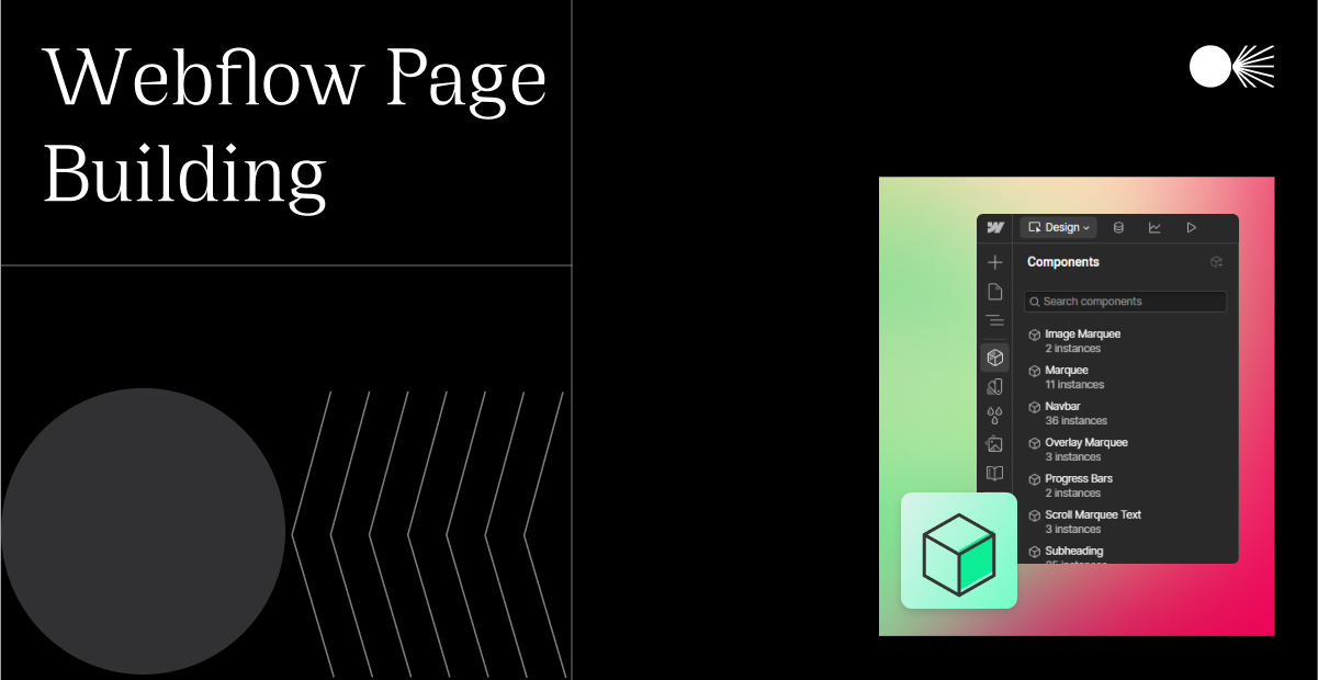 Webflow page building article thumbnail