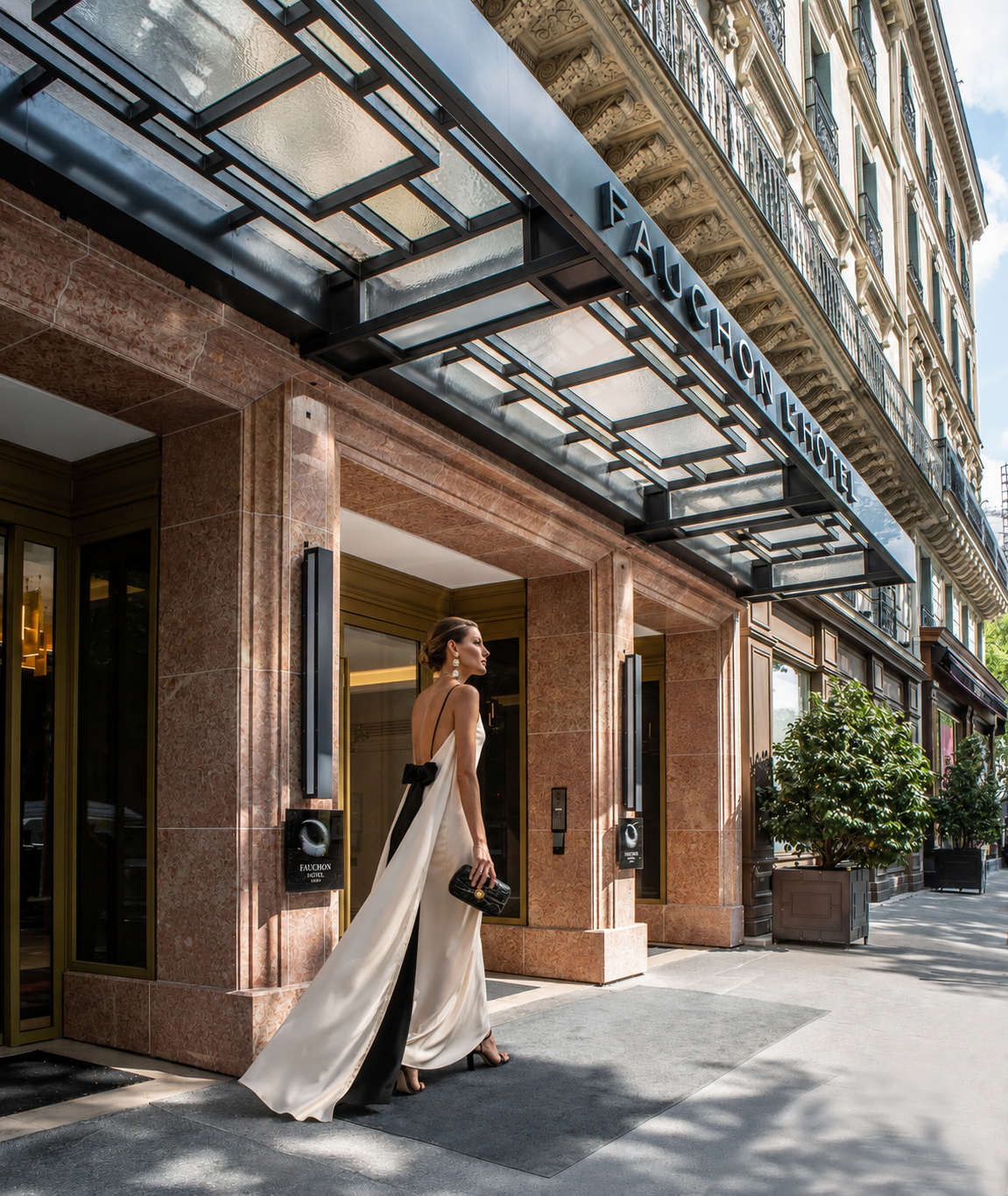 Façade de Fauchon L'Hôtel Paris