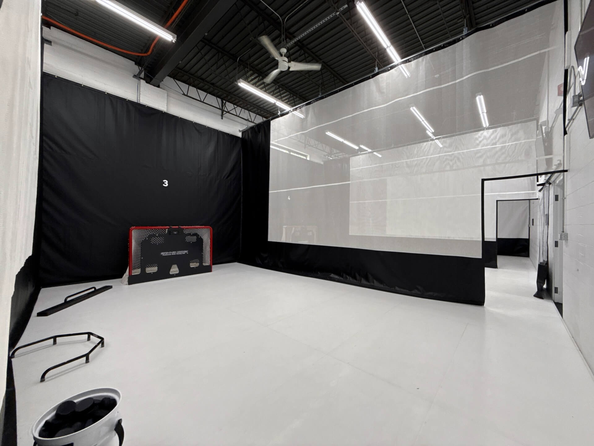bar down hockey shooting bay 